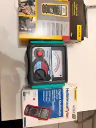 Insulation continuity tester and digital multimeter packaging