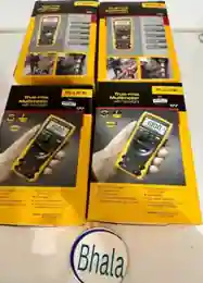 Four boxed Fluke 177 True-RMS digital multimeters