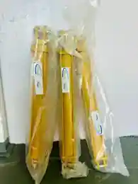 Yellow hydraulic cylinders supplied for mining and industrial applications