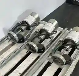Mechanical industrial actuator assemblies on a pallet